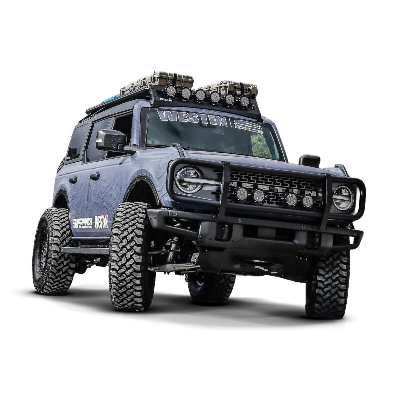 Westin 59-751255 XTS Front Bumper Brush Guard on Factory Bumper for 2021-2026 Bronco