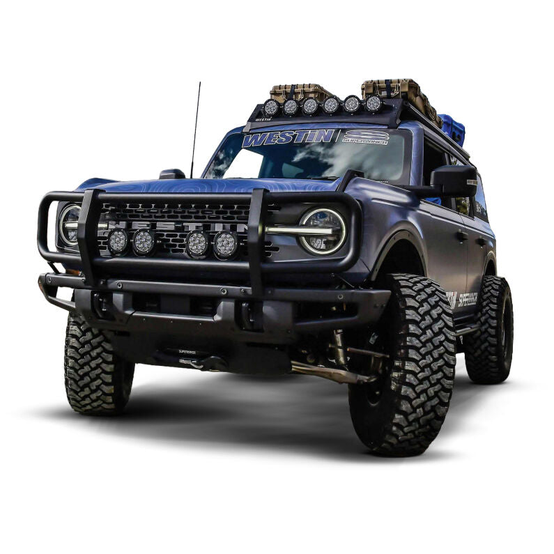 Westin 59-751255 XTS Front Bumper Brush Guard on Factory Bumper for 2021-2026 Bronco