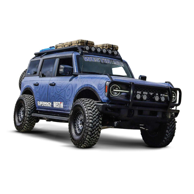 Westin 59-751255 XTS Front Bumper Brush Guard on Factory Bumper for 2021-2026 Bronco