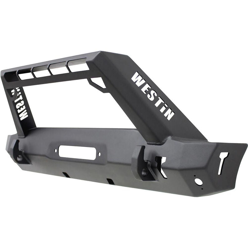Westin 59-80085 WJ2 Stubby Front Bumper for 2018-2026 Jeep Wrangler JL Textured Black