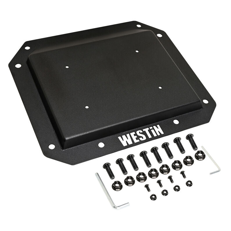 Westin 59-89055 Spare Tire Carrier Cover Plate for 2022-2026 Ford Bronco Textured Black