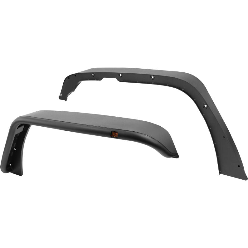 Westin 62-1005 Snyper Tube Fenders Front for 2007-2018 Jeep Wrangler Textured Black