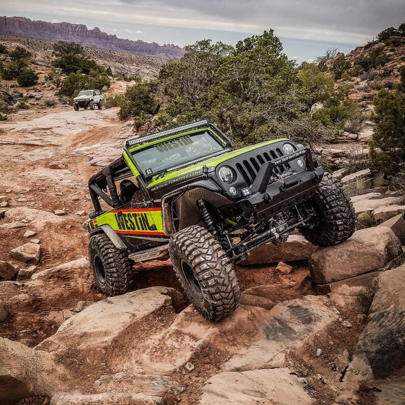 Westin 62-1005 Snyper Tube Fenders Front for 2007-2018 Jeep Wrangler Textured Black