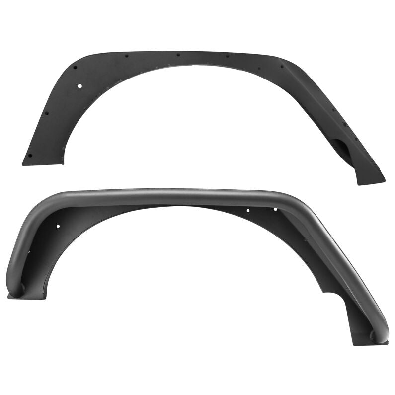 Westin 62-1015 Snyper Tube Fenders Rear for 2007-2018 Jeep Wrangler Textured Black