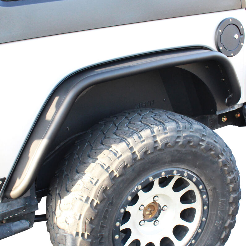 Westin 62-11015 Fenders Rear for 2007-2018 Jeep Wrangler JK Inner Textured Black