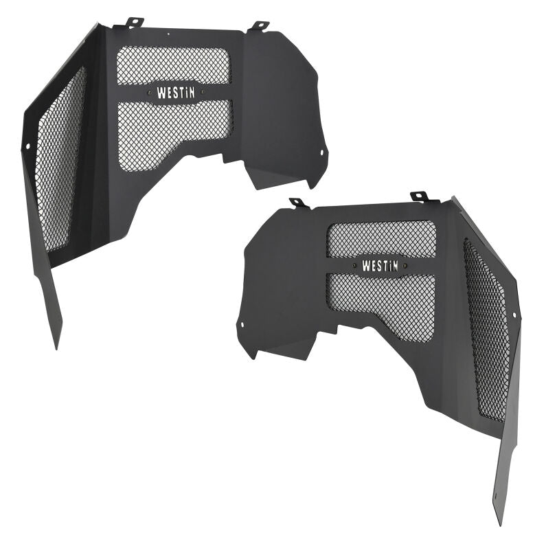 Westin 62-11025 Fenders Front for 2018-2026 Jeep Wrangler JL Inner Textured Black