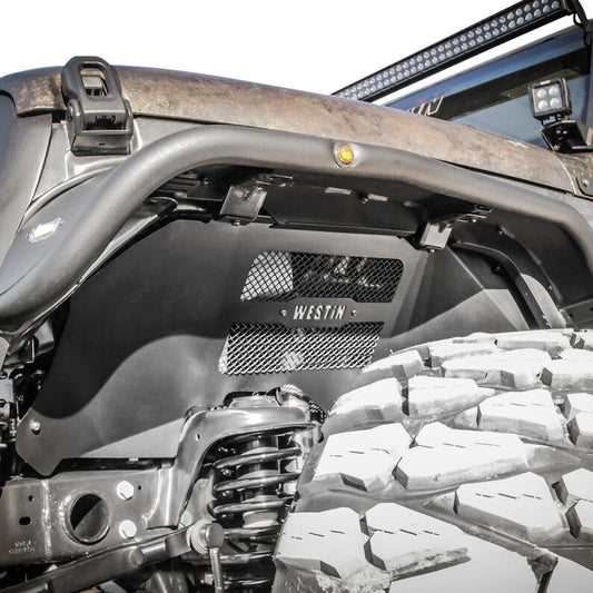 Westin 62-11025 Fenders Front for 2018-2026 Jeep Wrangler JL Inner Textured Black