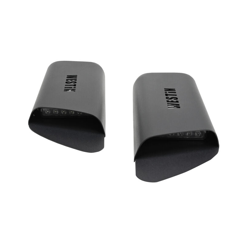 Westin 62-41115 LED Hood Scoops for 2018-2026 Jeep Wrangler JL 2-Door Textured Black
