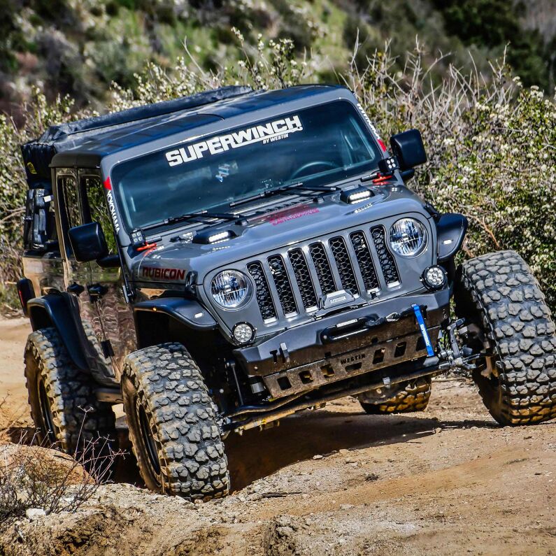 Westin 62-41115 LED Hood Scoops for 2018-2026 Jeep Wrangler JL 2-Door Textured Black