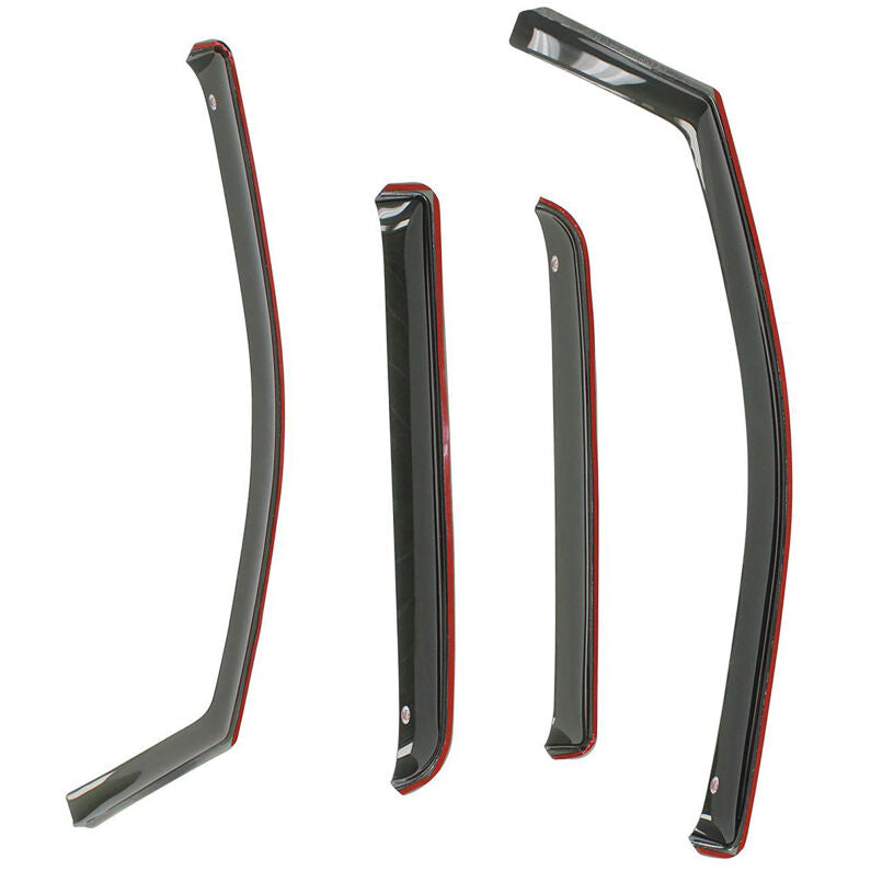 Westin 72-35401 In-Channel Wind Deflector 4-Piece for 2009-2026 Dodge/Ram Crew Cab/Mega Cab Smoke