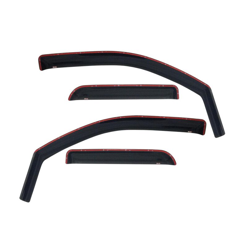 Westin 72-35403 In-Channel Wind Deflector 4-Piece for 2009-2026 Dodge/Ram Quad Cab Smoke