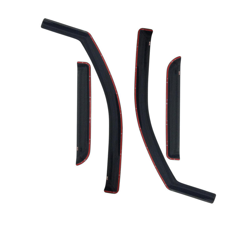 Westin 72-35403 In-Channel Wind Deflector 4-Piece for 2009-2026 Dodge/Ram Quad Cab Smoke
