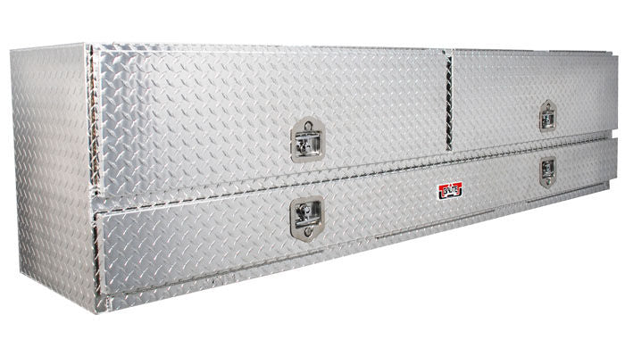 Westin 80-TB400-96D Brute High Capacity 96in Stake Bed Contractor TopSider with Doors Aluminum