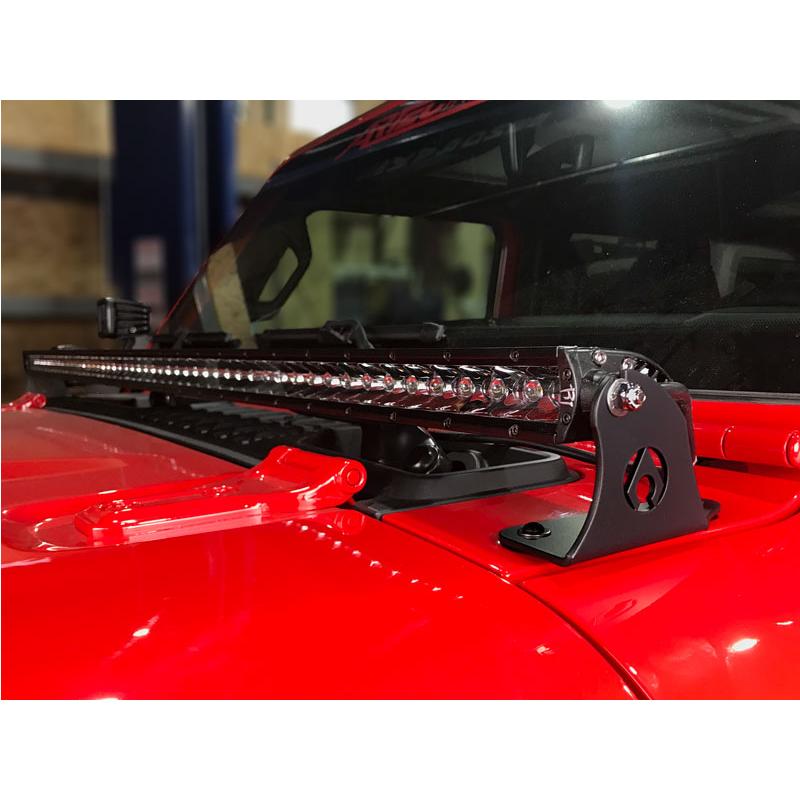 Artec Industries JL5602 50 in LED Light Bar Hood Mount for 2018-2025 Jeep Wrangler JL