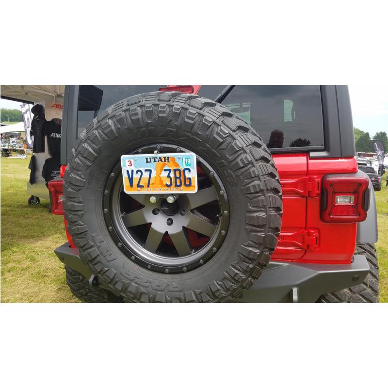 Artec Industries JL5620 Rear License Plate Mount for 2018-2025 Jeep Wrangler JL