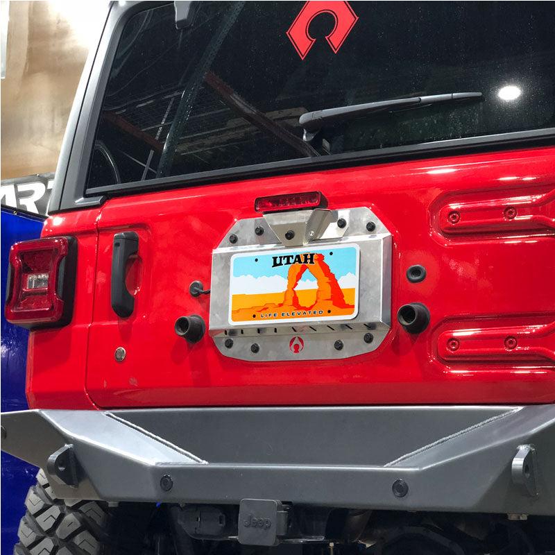 Artec Industries JL5626 Spare Tire Delete Kit V2 Bare Aluminum for 2018-2025 Jeep Wrangler JL