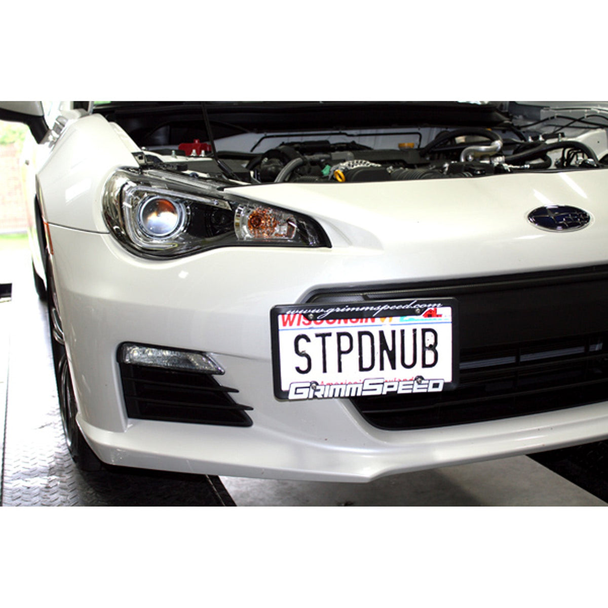 GrimmSpeed GRM094029 for 10+ Subaru Legacy/Outback / 13+ Subaru BRZ/13+ Scion FR-S License Plate Relocation Kit