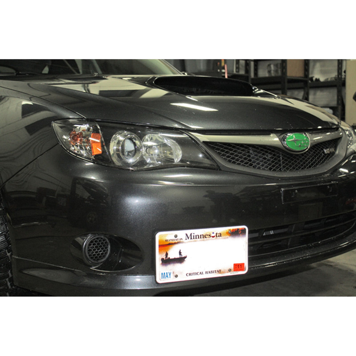 GrimmSpeed GRM094011 for 08-14 Subaru WRX/STi License Plate Relocation Kit