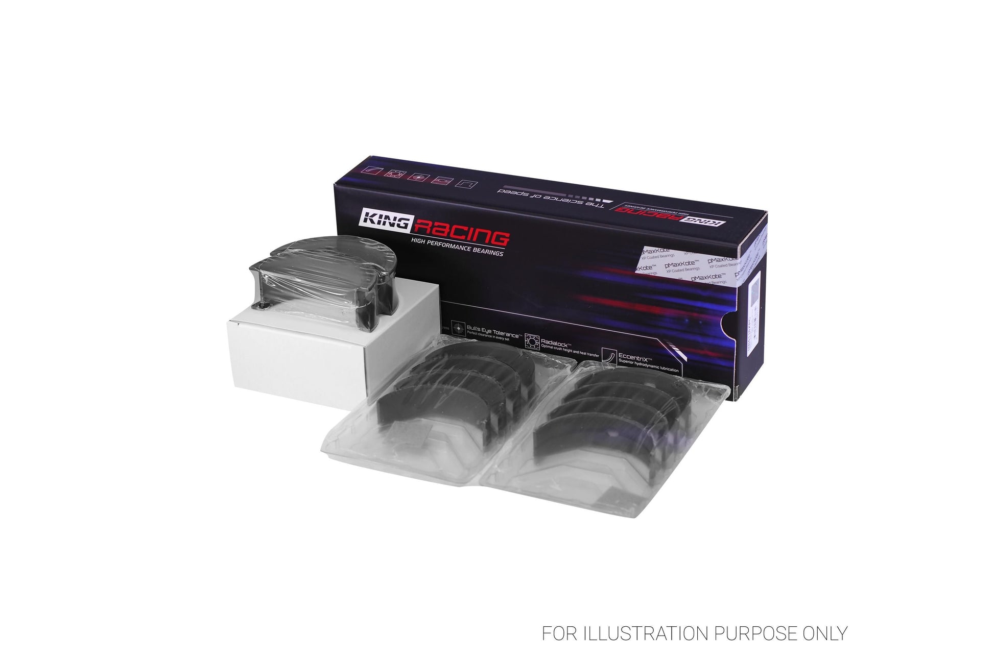 King Chrysler 426CI, 440CI V8 OHV Main Bearing Set MB5116XPC-STD - Fits Dodge, Plymouth, Chrysler