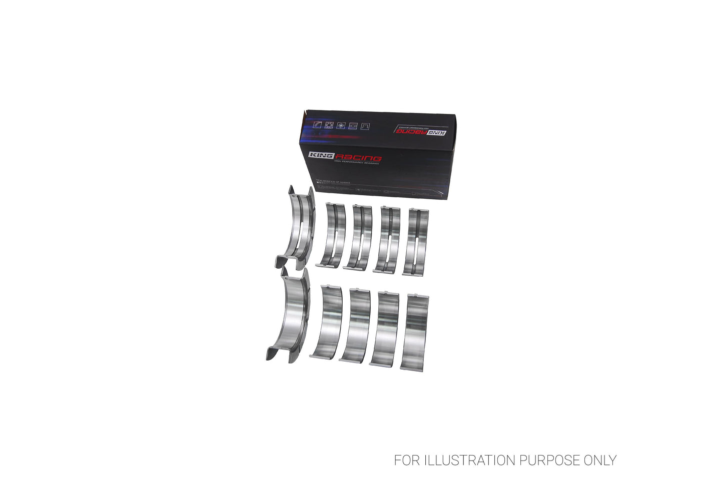 King Ford 370, 429, 460 16V OHV Main Bearing Set MB5650HP 010 - Fits Ford, Mercury, Lincoln