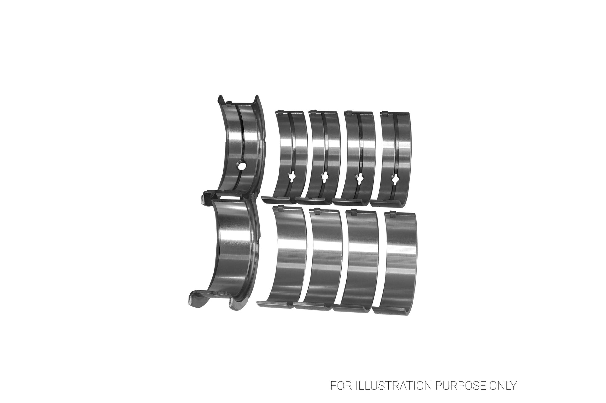 King Chrysler 350, 361, 383, 403 Racing Bi-metal Main Bearing Set MB 555HP STDX - Fits Dodge, Plymouth, Chrysler