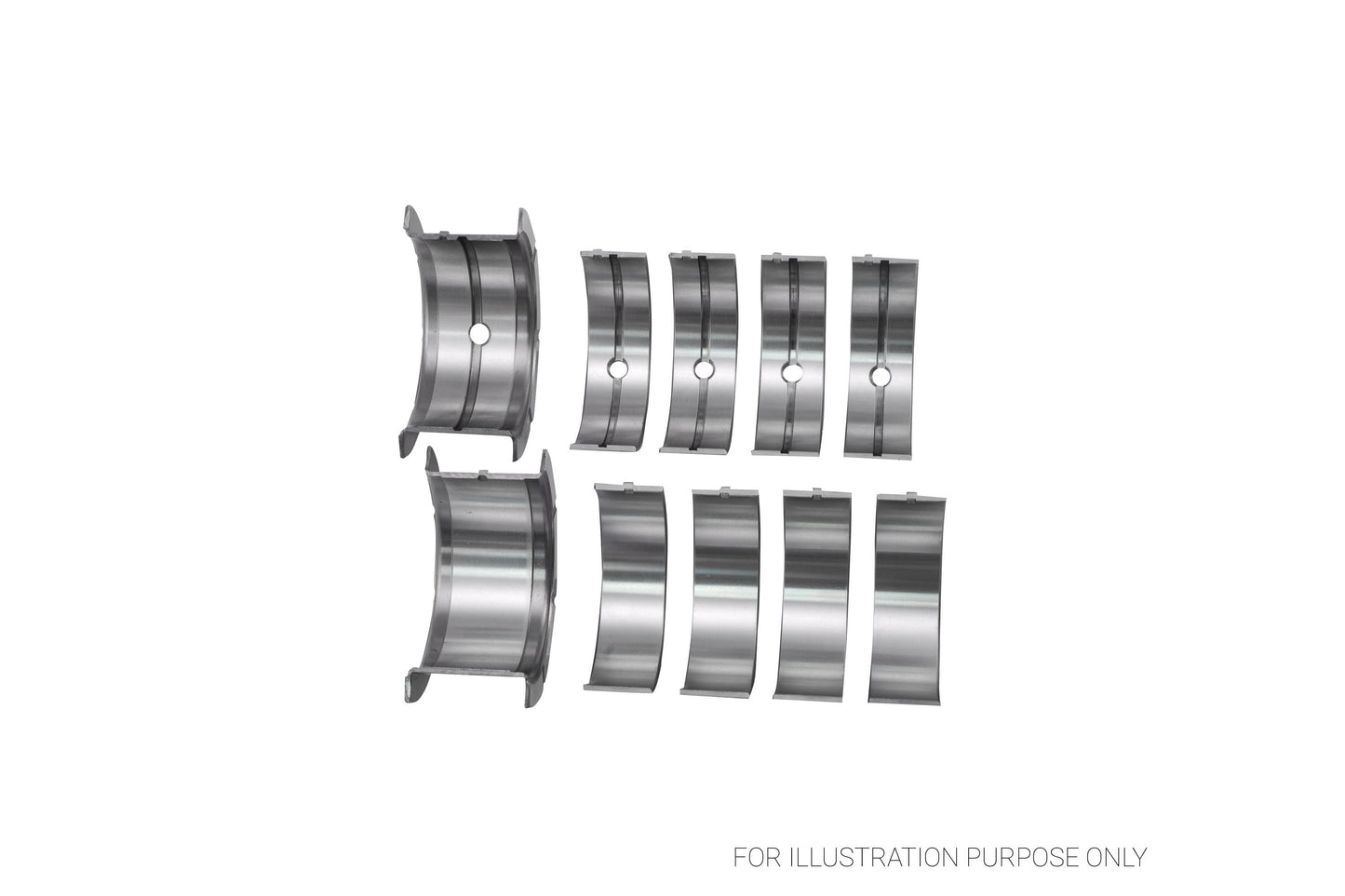 King Chevrolet 396-502 BBC GEN IV, V, VI V8 - Narrow Racing Main Bearing Set MB 556HPN 010 - Fits Chevrolet, GMC, Pontiac