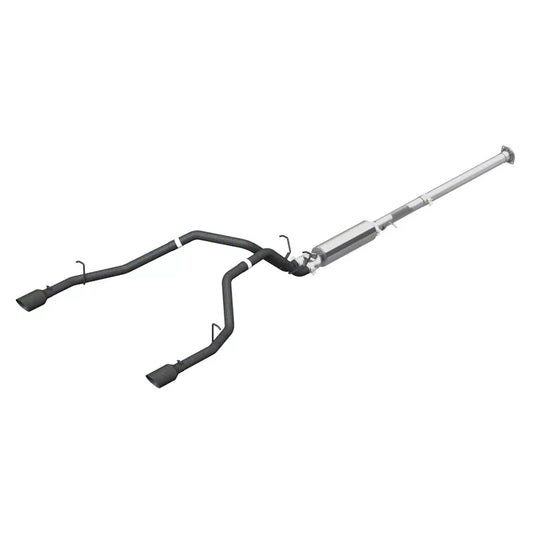MBRP S5152BLK Cat-Back Exhaust System - 2019-2024 RAM Hemi 1500 5.7L CC/QC | Black Coated