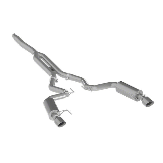 MBRP S7274AL Cat-Back Exhaust System - 2015-2026 Ford Mustang 2.3L EcoBoost (Street) | Aluminized