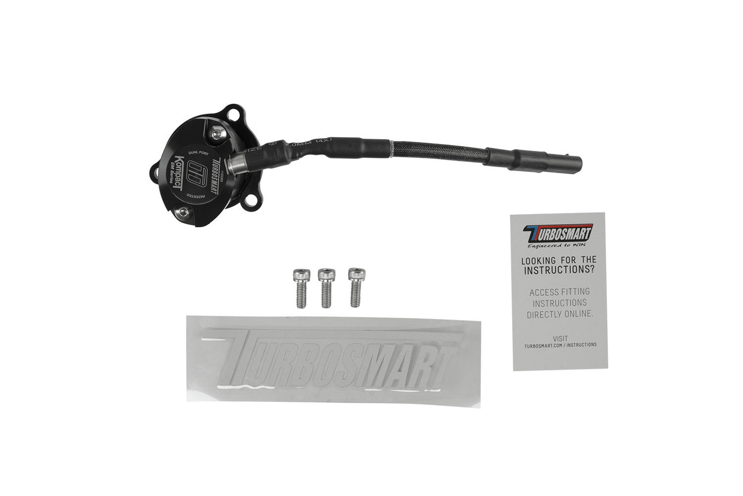 Turbosmart 2024+ Jeep Wrangler JL 2.0T Kompact EM Dual Port VR34 BOV