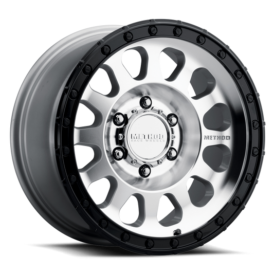 Method MR315 17x8.5 0mm Offset 6x5.5 106.25mm CB Machined Wheel - Gloss Black Lip
