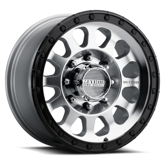 Method MR315 18x9 +18mm Offset 8x170 130.81mm CB Machined Wheel - Gloss Black Lip