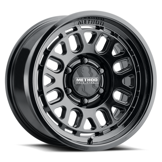 Method MR321 17x8.5 +25mm Offset 6x5.5 BP 106.25mm CB Gloss Black Wheel
