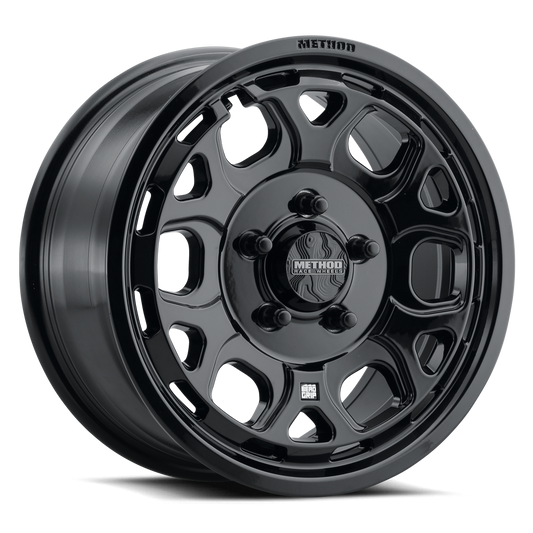 Method MR416 Bead Grip 15x7 / 5x4.5 / 55mm Offset / 68.00mm CB / Gloss Black Wheel