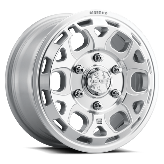 Method MR416 Bead Grip 15x7 / 6x5.5 / 74mm Offset / 78.30mm CB - Machined Clear Coat Wheel