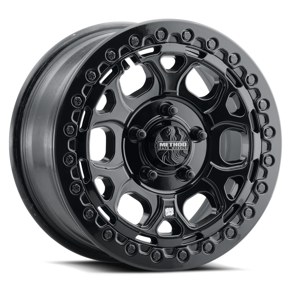 Method MR416 Beadlock 15x7 / 5x4.5 / 55mm Offset / 68.00mm Bore - Gloss Black Wheel