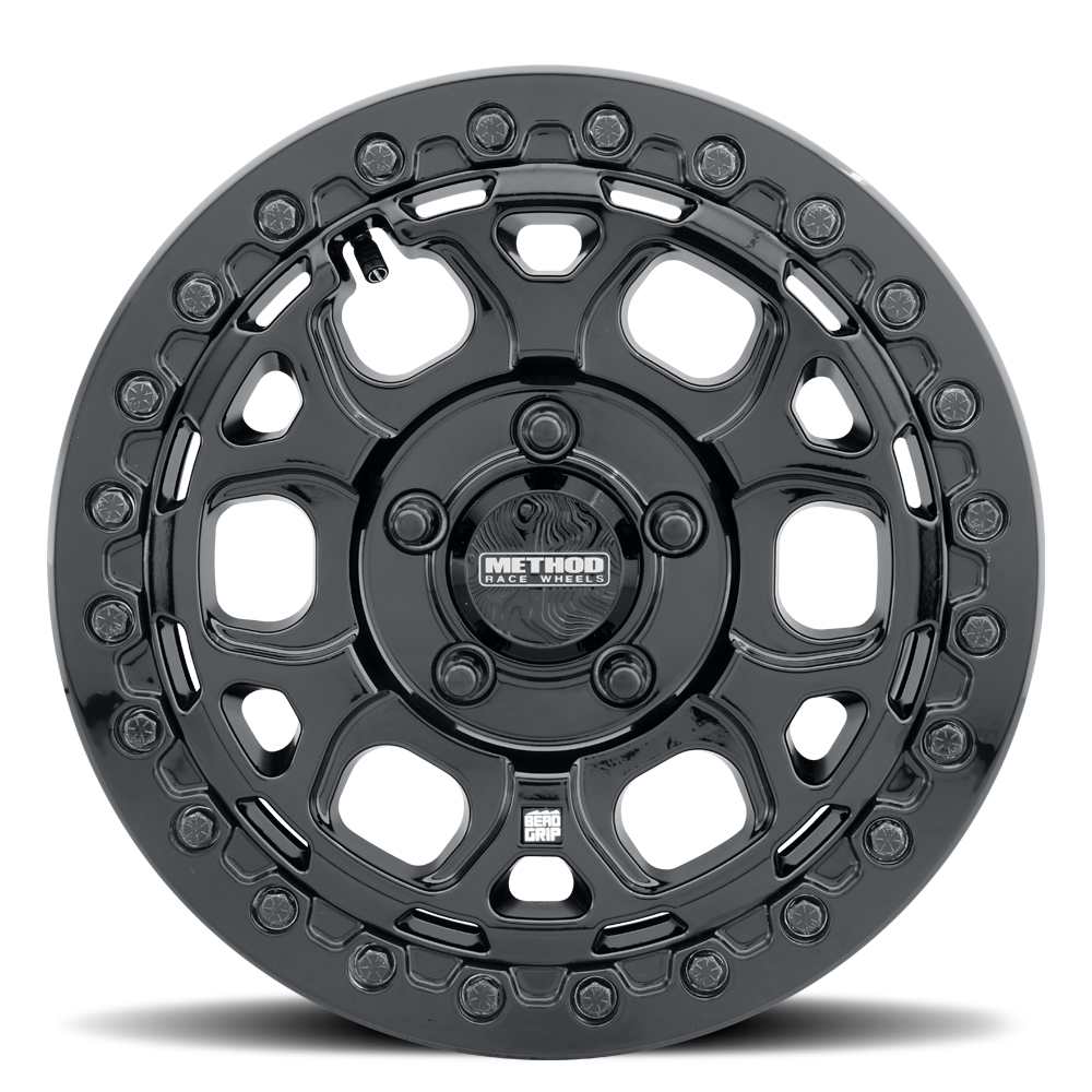 Method MR416 Beadlock 15x7 / 5x4.5 / 55mm Offset / 68.00mm Bore - Gloss Black Wheel