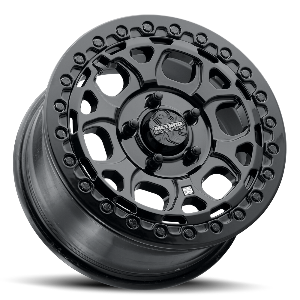 Method MR416 Beadlock 15x7 / 5x4.5 / 55mm Offset / 68.00mm Bore - Gloss Black Wheel