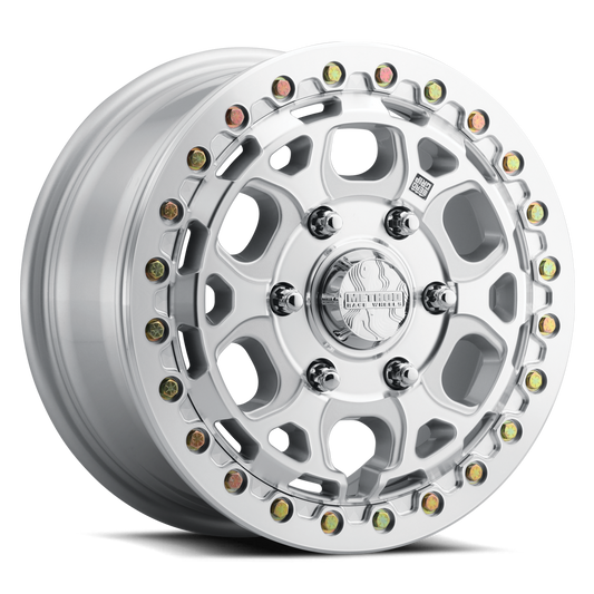Method MR416 Beadlock 15x7 / 6x5.5 / 74mm Offset / 78.30mm Bore - Machined Clear Coat Wheel