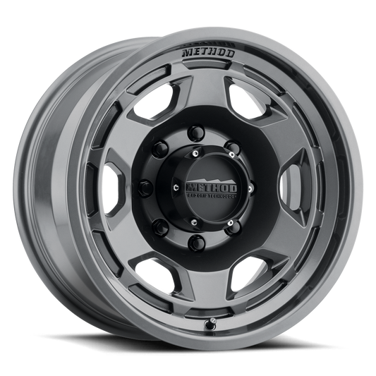 Method MR708 Bead Grip 18x9.0 +12mm Offset 8x6.5 BP 130.81mm CB Gloss Titanium Wheel