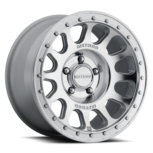 Method MR709 HD Bead Grip 17x 8.5in / ET0 / 5x5 BP / 71.5mm Bore - Machined Wheel