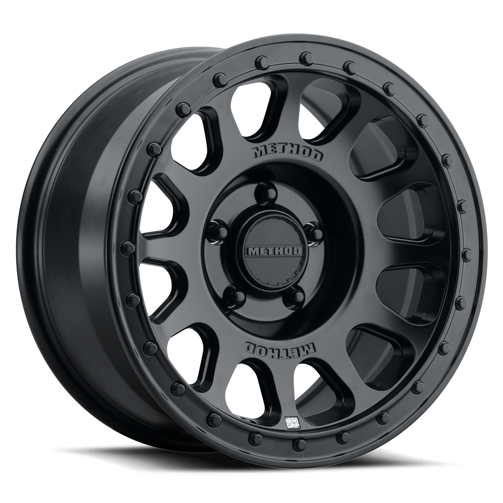 Method MR709 HD Bead Grip 20x 9in / ET12 / 5x5 BP / 71.5mm Bore - Black Wheel