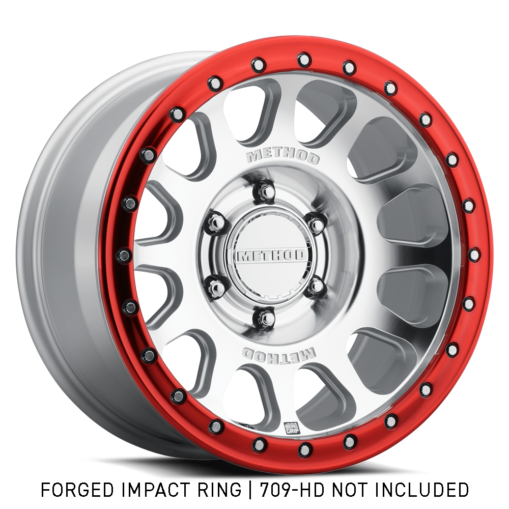 Method 709 Impact Ring - 20in Forged - Non-Beadlock - Red