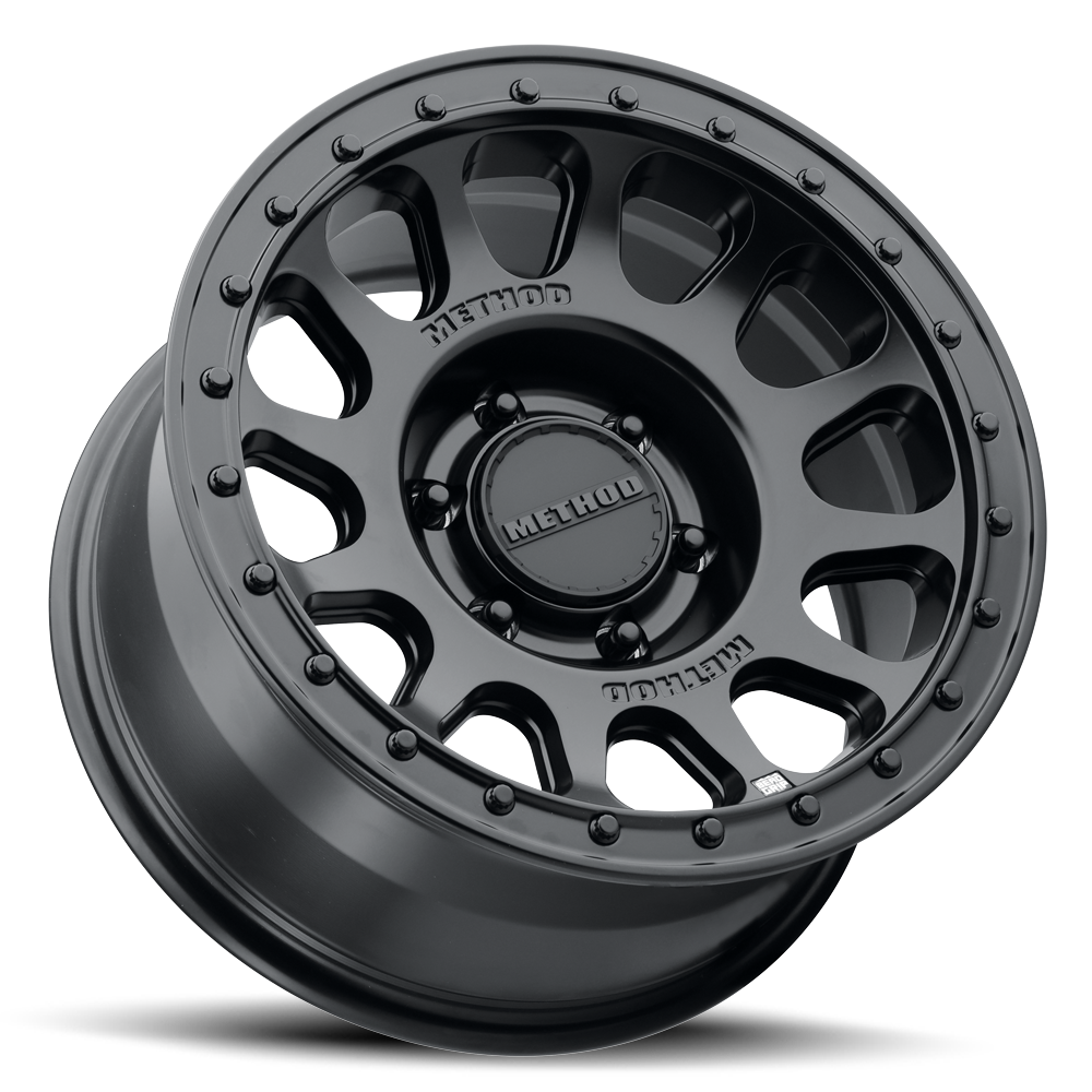 Method MR709 HD Bead Grip 18x 9in / ET12 / 6x5.5 BP / 106.25mm Bore - Black Wheel
