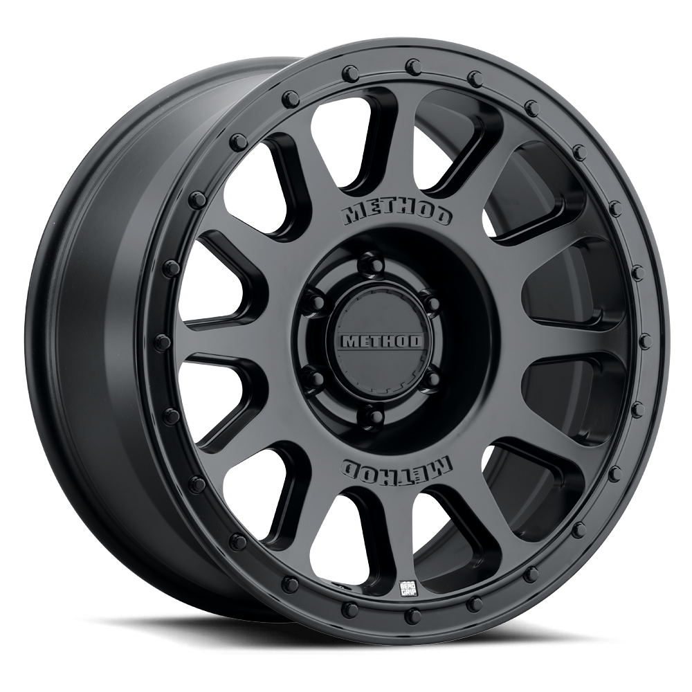 Method MR709 HD Bead Grip 20x 9in / ET12 / 6x5.5 BP / 106.25mm Bore - Black Wheel