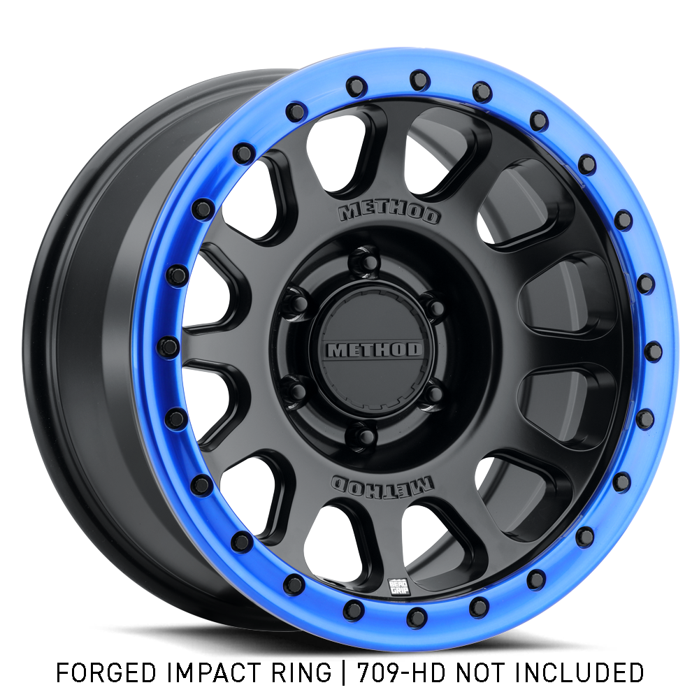 Method 709 Impact Ring - 17in Forged - Non-Beadlock - Blue