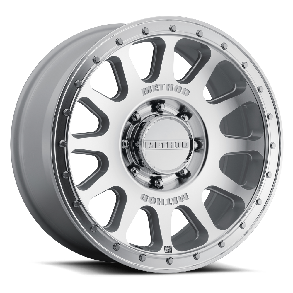 Method MR709 HD Bead Grip 20x 9in / ET12 / 8x6.5 BP / 121.3mm Bore - Machined Wheel