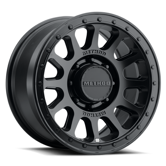 Method MR709 HD Bead Grip 18x 9in / ET12 / 8x180 BP / 124.1mm Bore - Black Wheel