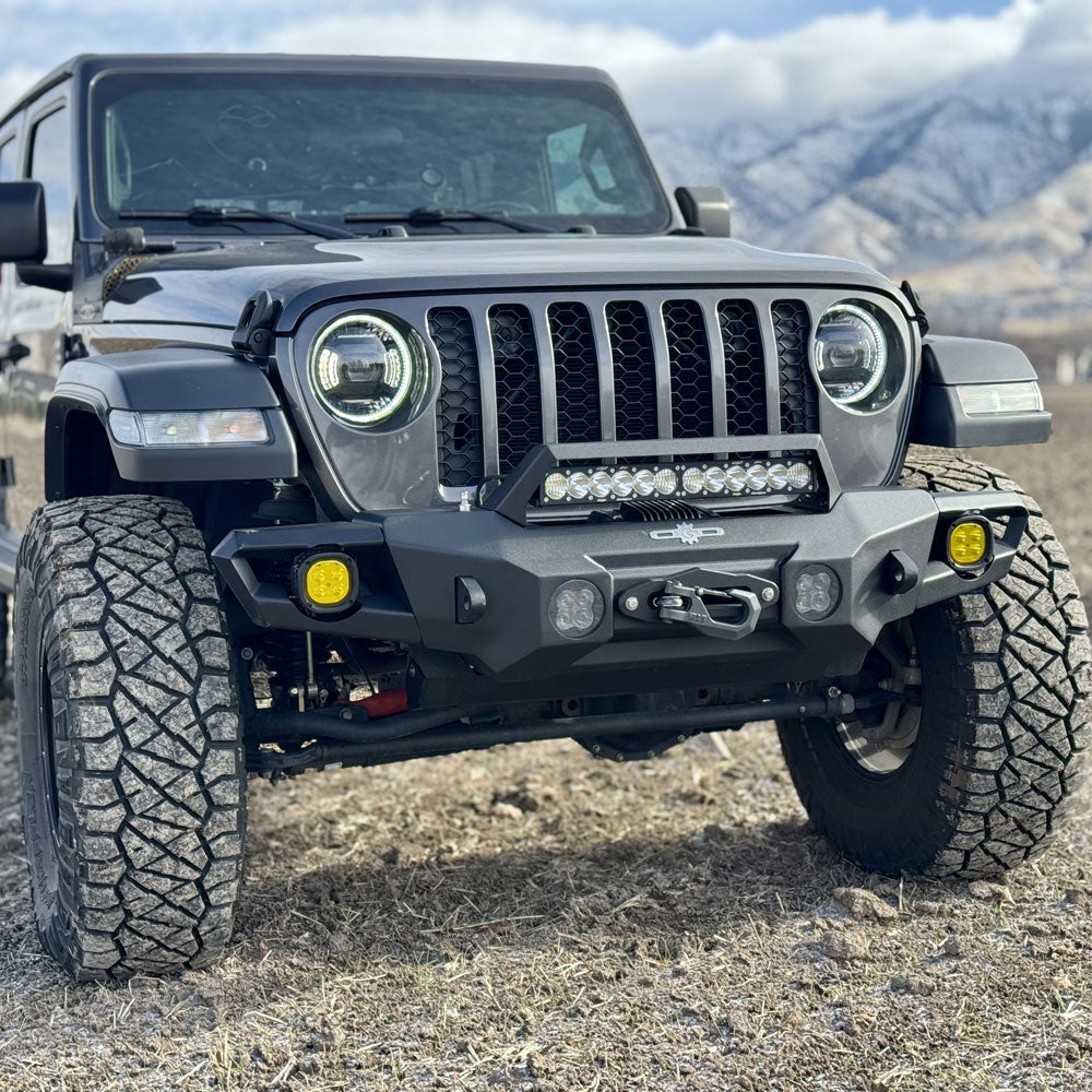 Rock Slide Engineering for Jeep Wrangler JL & Gladiator JT Appalachian Mid Front Bumper