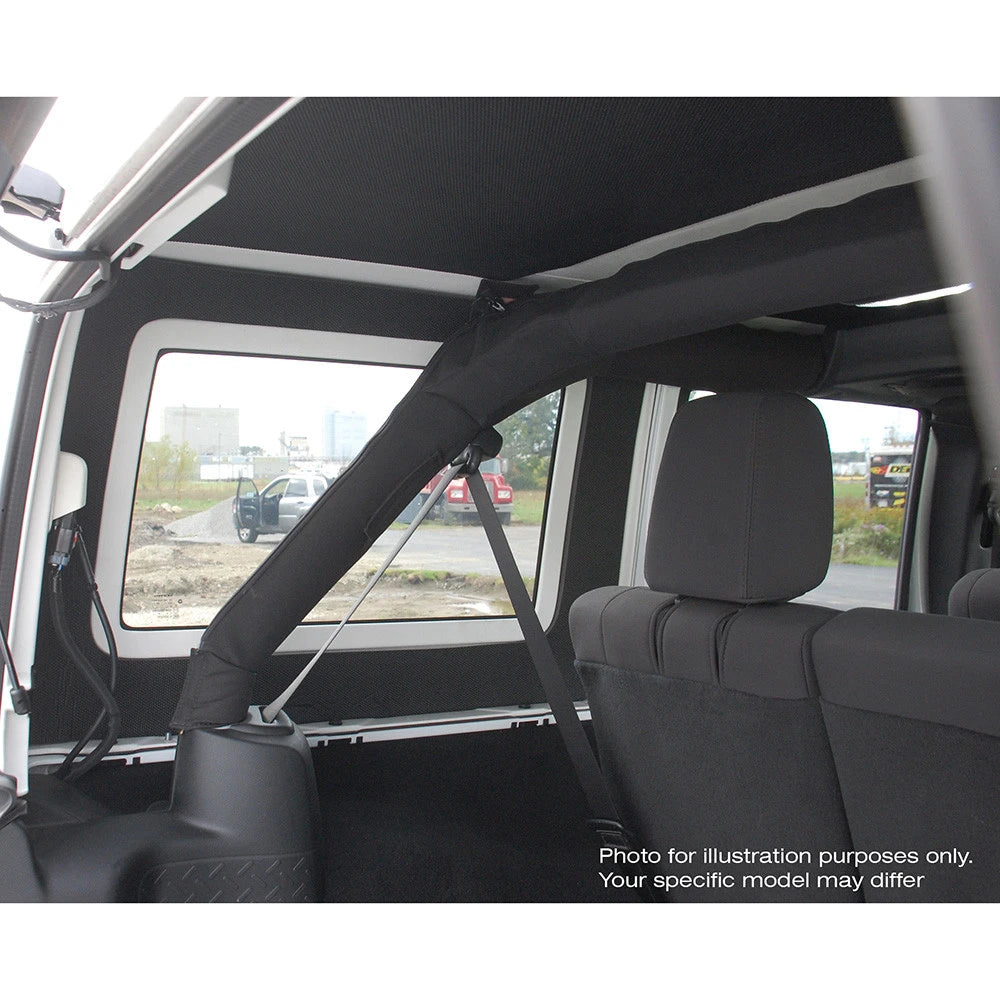 DEI for 2004-2006 Jeep Wrangler LJ Unlimited Headliner Complete Kit - Black