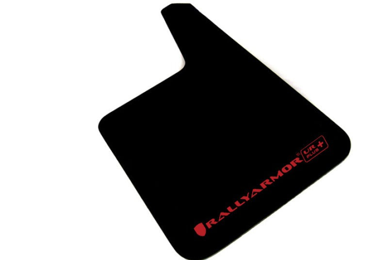 Rally Armor UR Mud Flaps - Universal - Black/Red Logo - #MF20-URP-BLK/RD